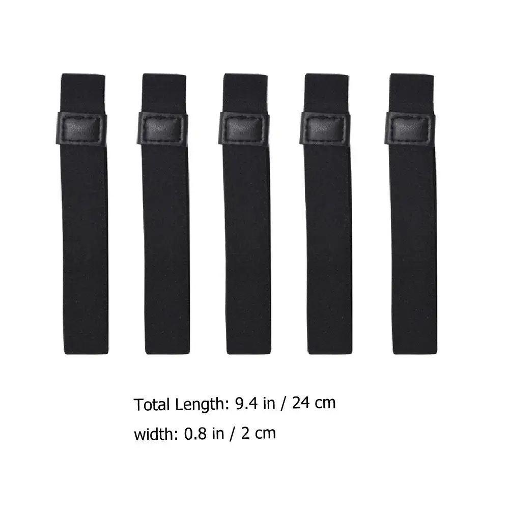 5 Pcs Aldult Lunch Box Strap Travel Boxes Cable Ties Pu Lunchbox Elastic Rope