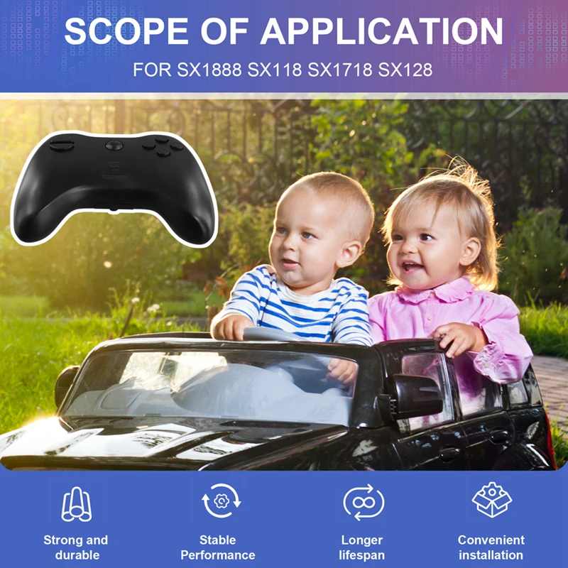 Children's Electric Car 2.4G Bluetooth Remote Control Electric Vehicles Replacement Parts For HLX SX118 SX1718