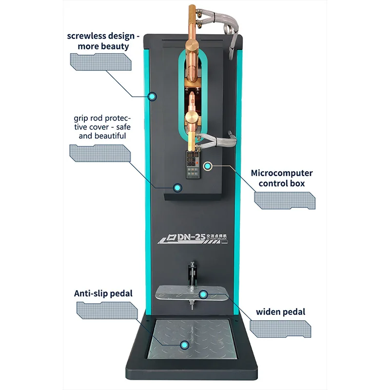 Foot Pedal  spot Welding Machine metal Spot Welder DN spot  welding equipment  for nut