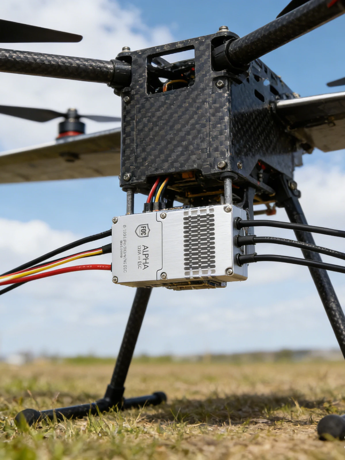 

T-Motor ALPHA 120A 12S ESC FOC Brushless Speed Controller Waterproof High Efficiency for Agricultural Spraying Drone Multi-Rotor