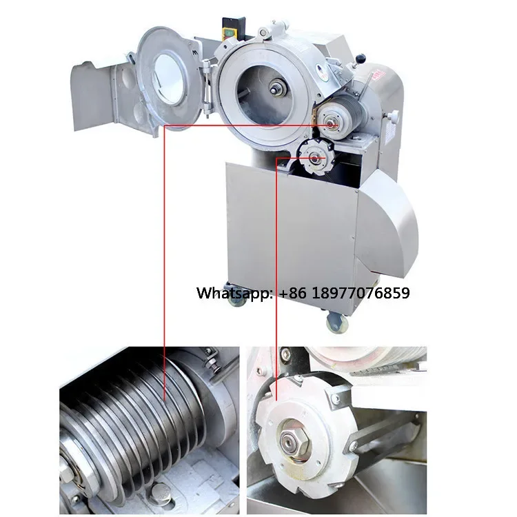 Industrial High-Accuracy Vegetable & Fruit Cutter With Slicing Dicing Cubing Functions For Snack Factories And Commercial