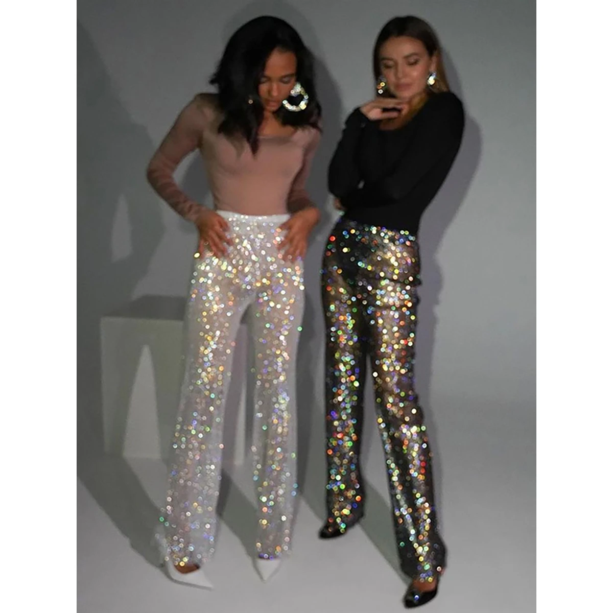 

Cross-Border Trendy Faion Straight Leg Long Pants Net Leisure Pants Spicy Girl Wide Leg Pants Summer 2023 Women's Wear