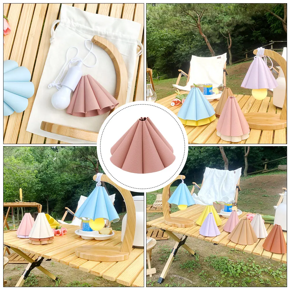 

Premium Led Lampshade Durable Outdoor Light Decorative Simple Lamp Cover For Desk Lamp Warm Atmosphere Foldable Design Portable