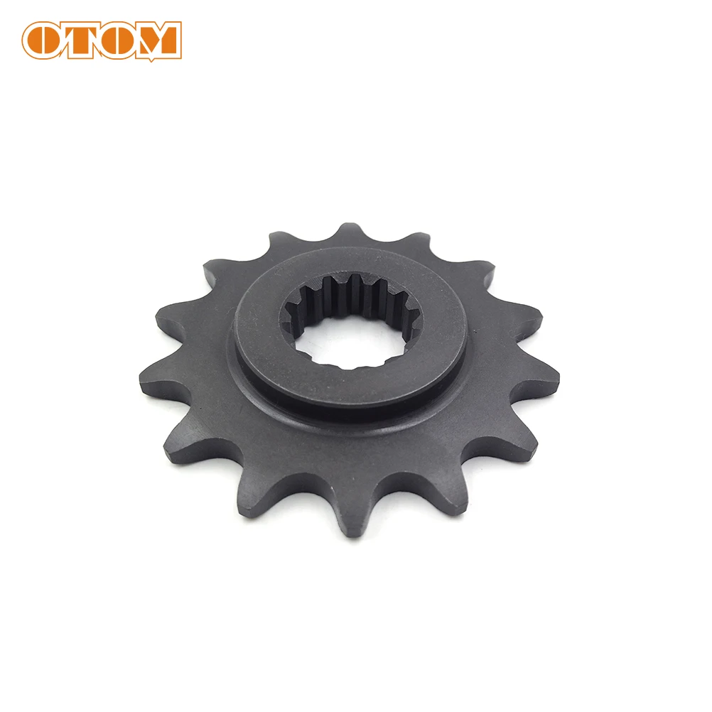 OTOM Motorcycle Front Sprocket Chain 520-13T/520-14T/530-13T Steel Chain For ZONGSHEN NC450 Off-Road Motocross Dirt Bikes Part