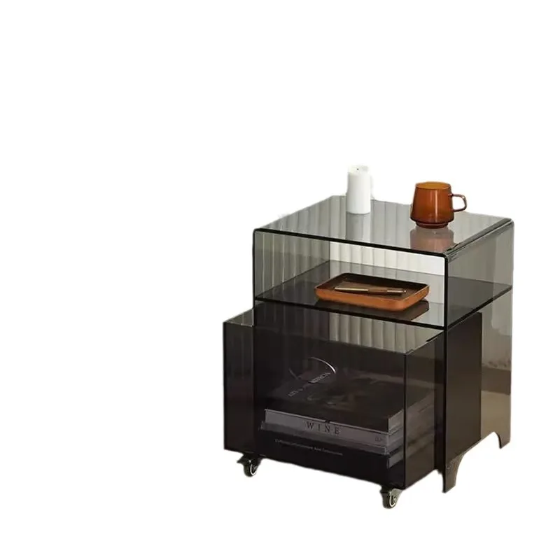 LH Mini Home Corner Modern Simple Bedside Shelf Bedside Small Table