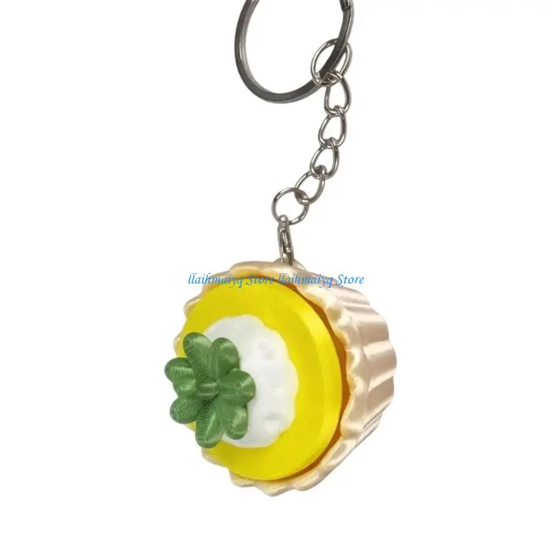 573B Unique Chocolate Inspired Keychain With Fun Clicking Action For Entertainment