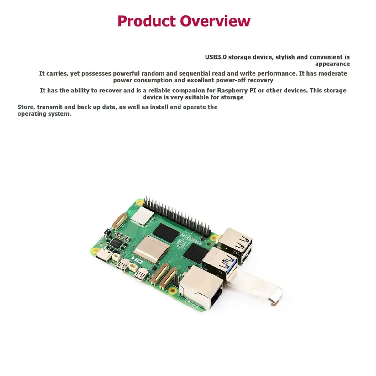 New Electronics For USB 3.0 128GB Flash Drive High-Speed USB 3.0/2.0 Compatible Memory Stick Optimized Storage