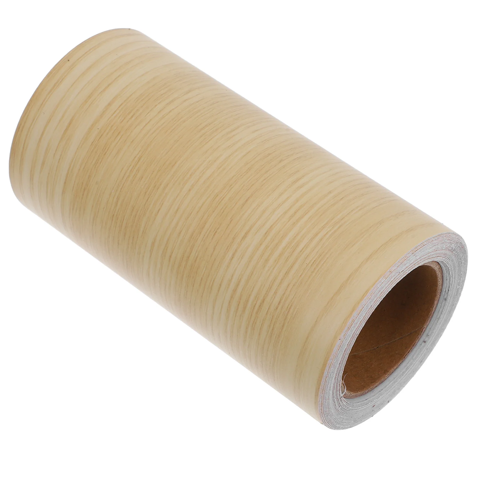 

1pcs 1 Roll Wood Grain Tape Pvc Self-Adhesive Repair Roll For Furniture Floor Wall Skirting Board Bathroom Mirror Baseboard Trim