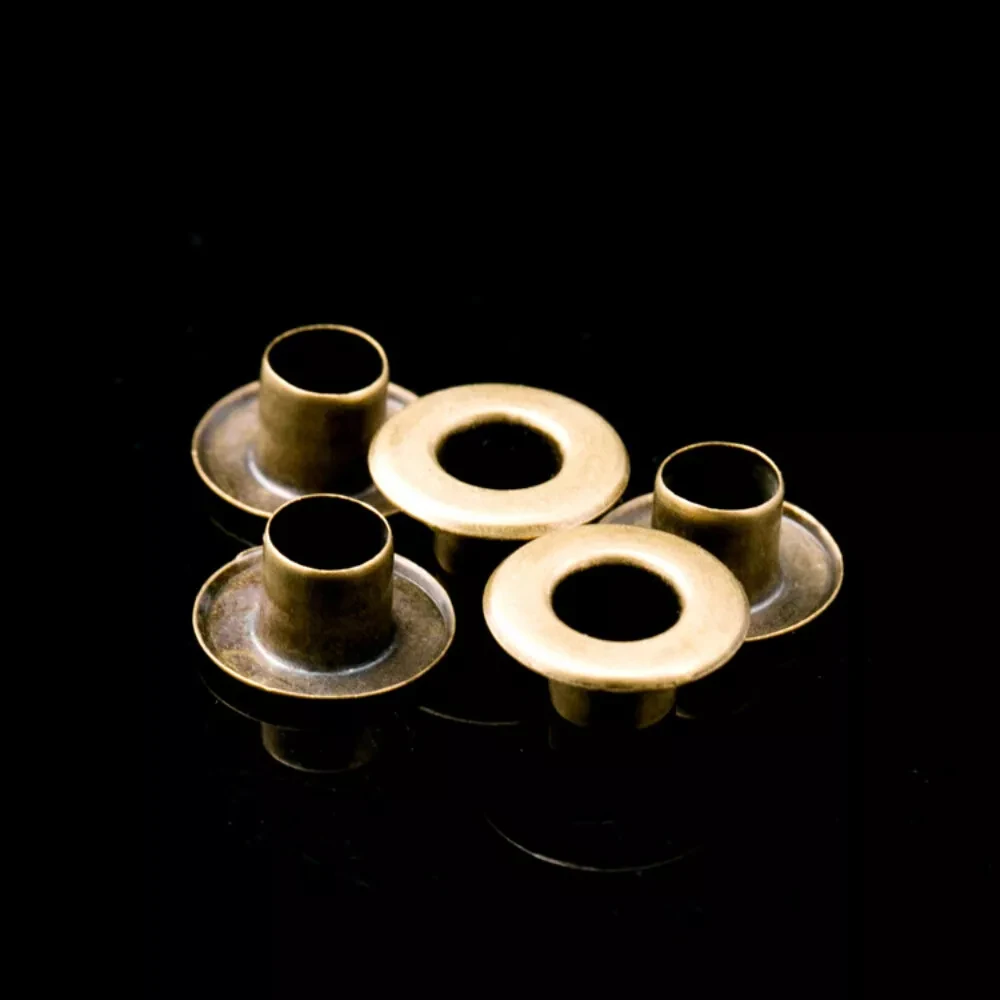 8mm~12mm Stainless Steel Round Eyelets Grommets Silver With Washer Grommet For DIY Leathercraft Repair Shoes Bag Clothing 20Pcs