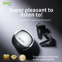 Auriculares Bluetooth Acer Ohr546 2025 Nuevos auriculares inalámbricos Diseño intrauditivo Cómodo de usar para llamadas deportivas Reducción de ruido Compatible con teléfonos móviles Tabletas portátiles