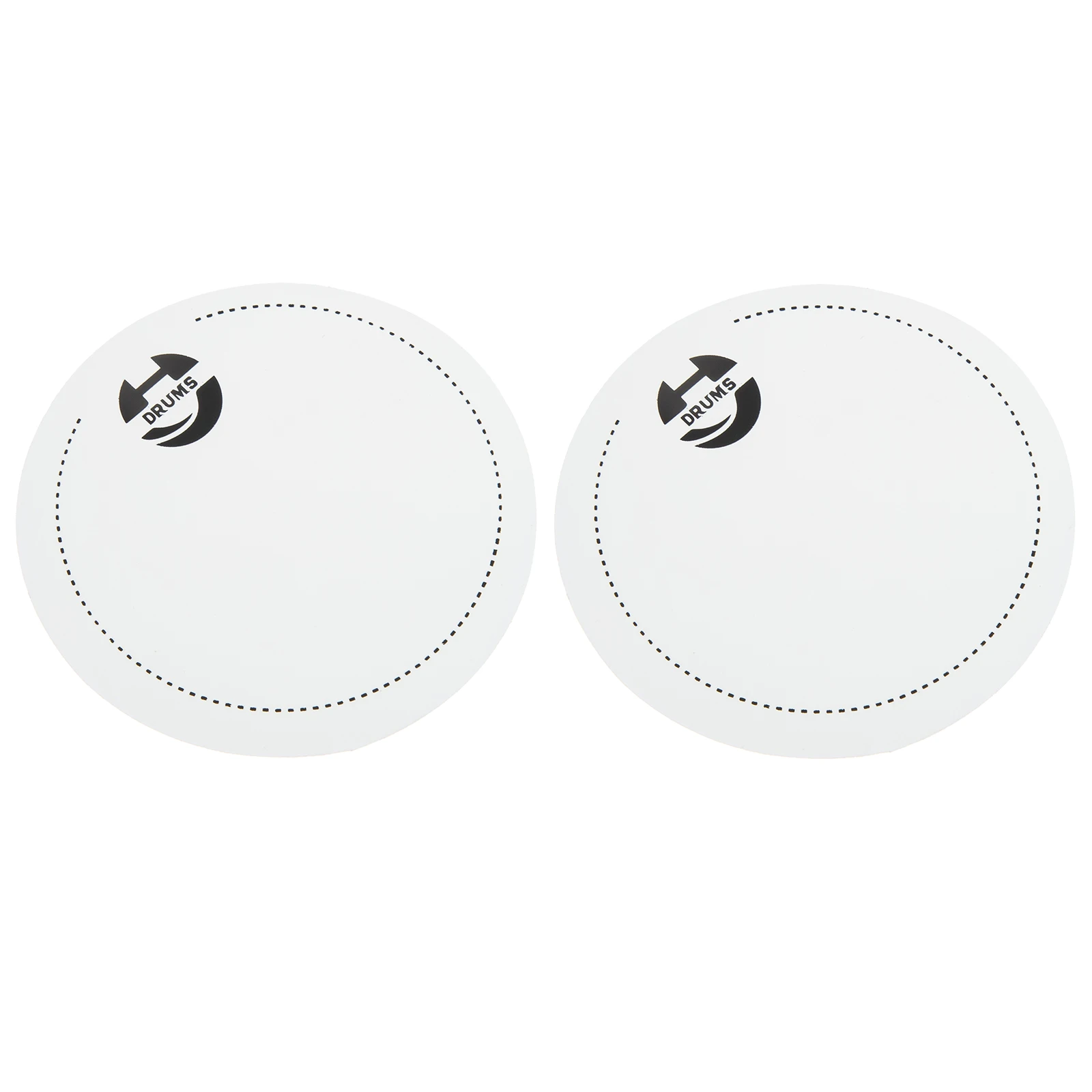 

2pcs Anti collision Reinforcement Patch Set Protective Sticker Reusable Single Pedal Kick Drum Stickers Drum
