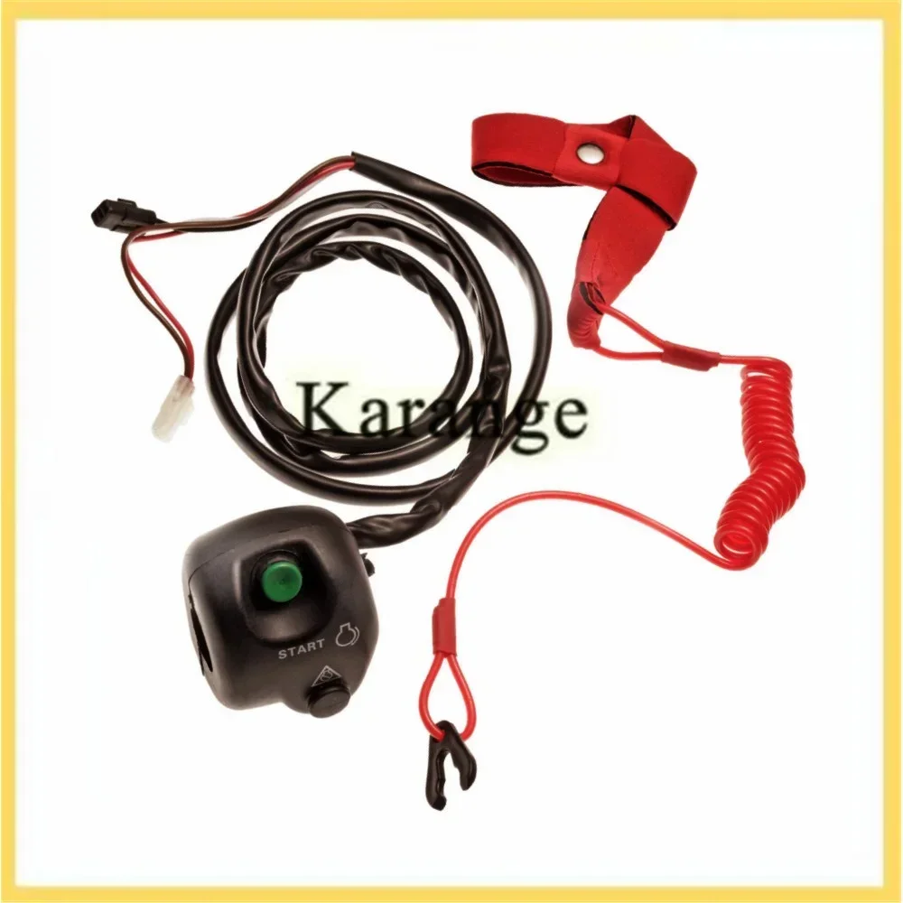 New Handlebar Start Stop Switch & Safety Lanyard FK7-68310-07-00 FK7683100700 for Yamaha WaveRunner