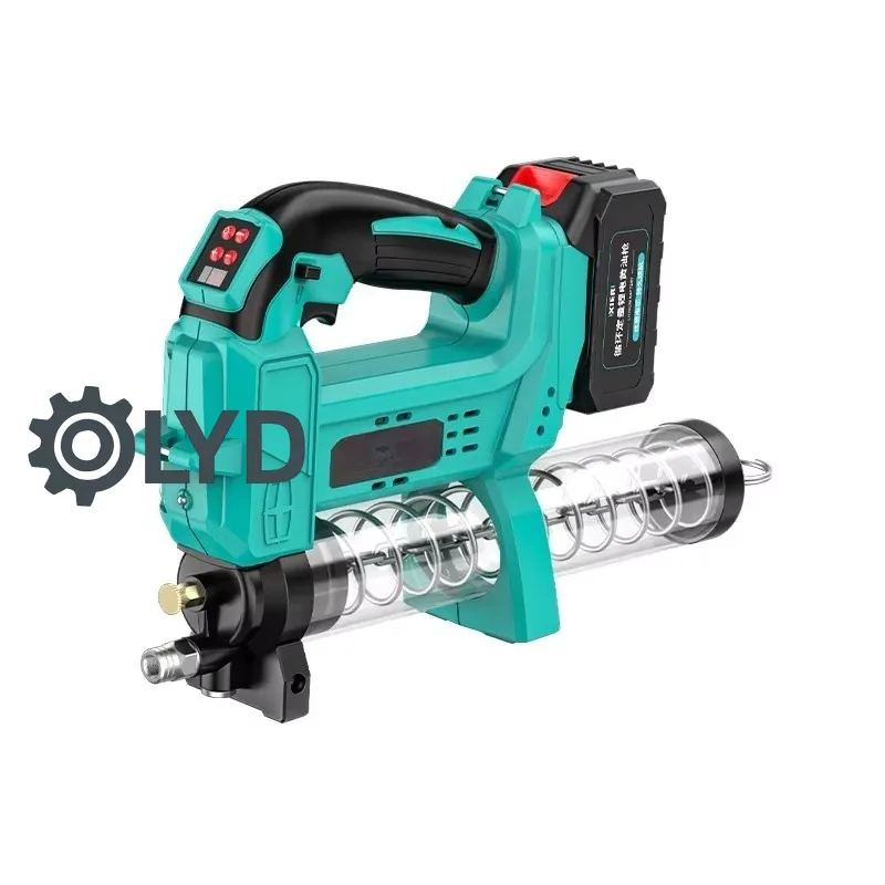Electric Grease Gun 24V Lithium Battery for Excavator New High Pressure Automatic Lubrication Tool
