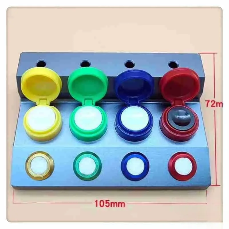 Watch Repair Tool/metal Seat Ceramic Bowl Oil Saucer/8 -6 -5 -4-s-4 Eyes Metal Seat Oil Saucer