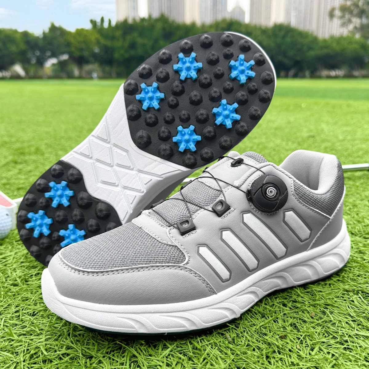 Men's daily golf shoes, anti slip and wear-resistant professional training shoes, lightweight and comfortable