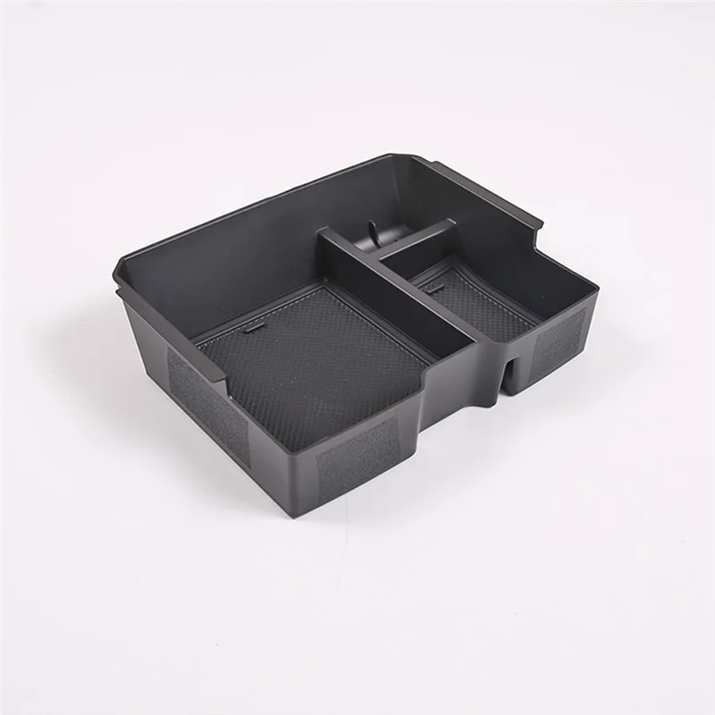 

For Ford Ranger 2023 Center Console Organizer Armrest Storage Box Insert Tray Spare Parts - Black