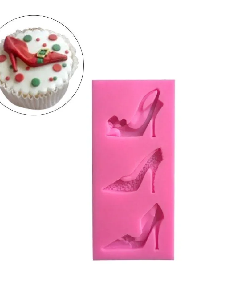 High Heels Cake Mold Food Silica Gel DIY Chocolate Baking Decoration Tools Dessert