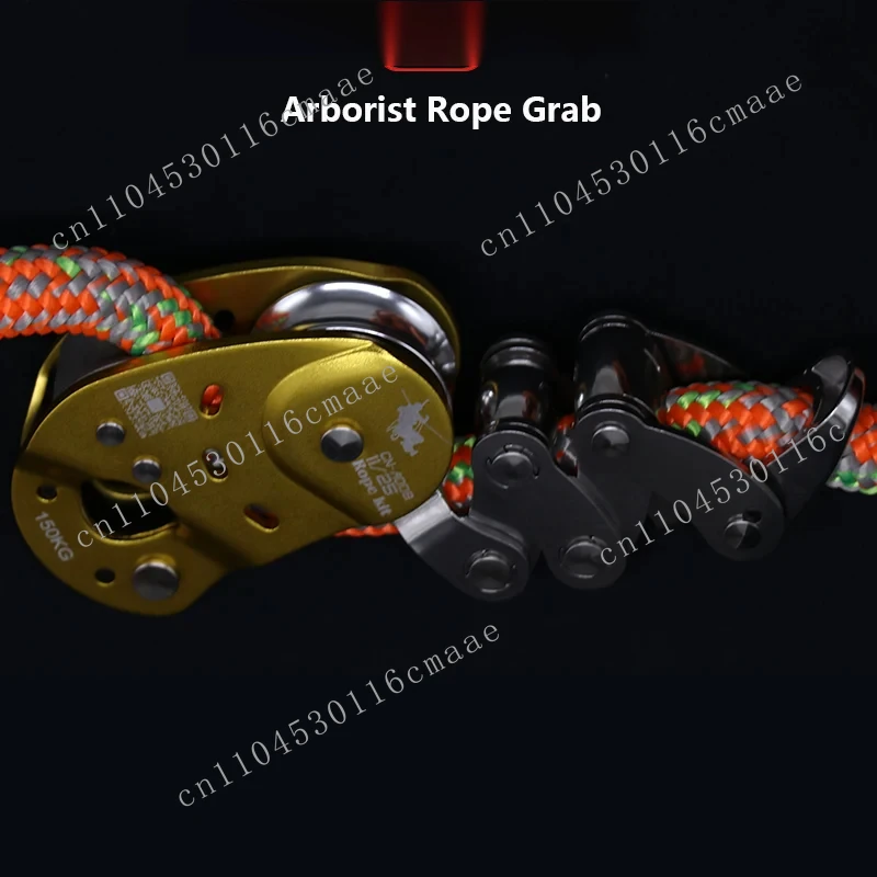 Arborist انتزاع رفع بكرة العمل ارتفاع السلامة تزوير فهم أداة في الهواء الطلق استكشاف حبل متسلق رابيلينج بيلاي الصاعد