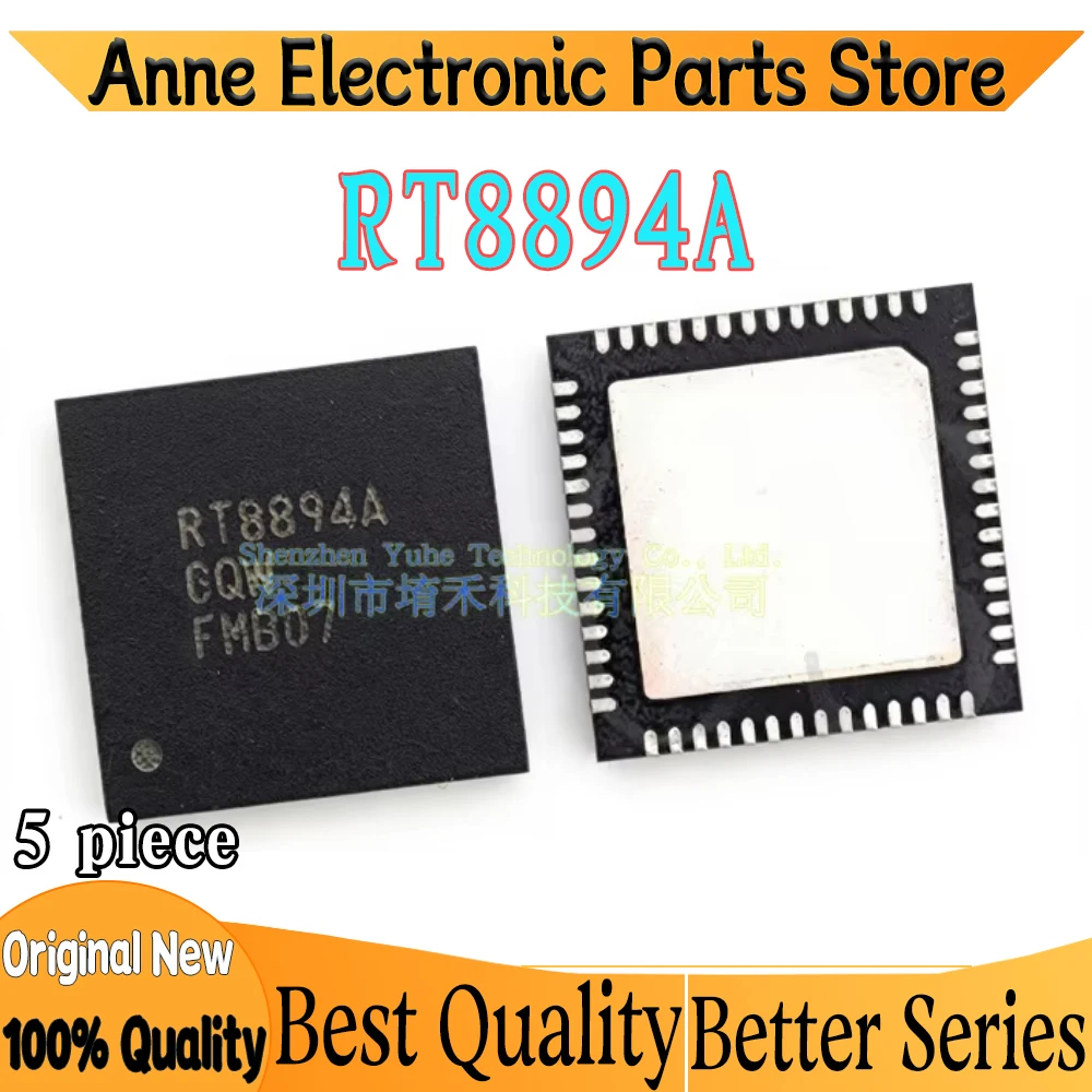 (5piece)100% New RT8894A RT8894AGQW QFN-56 IC Chipset In Stock