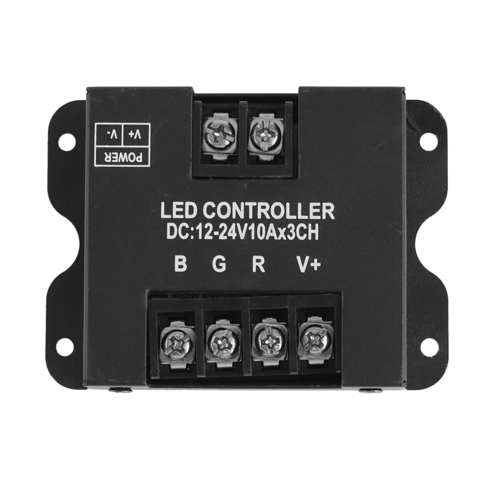 Controle Remoto RF para Fita LED, Controlador RGB, Acessórios SMD 5050, DC 12V, 24V, 3 Canais, 10A, 360W, 720W