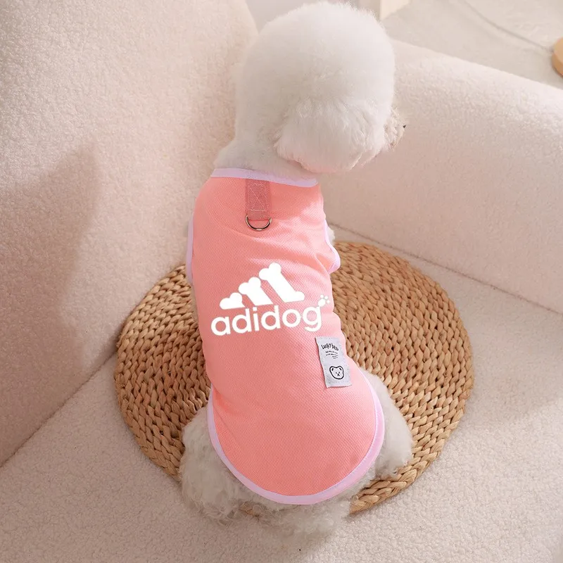 Mesh Pet Dog Clothes Summer Cool Thin Dog Vest For Small And Medium Chihuahua French Bulldog Pure Cotton T-shirt Perro Clothing