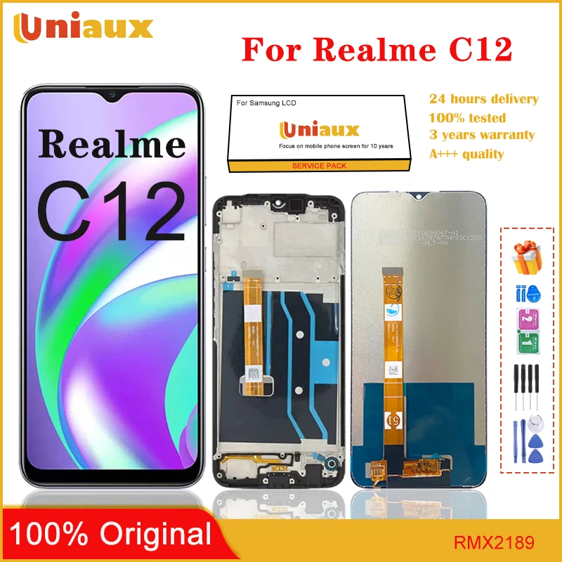 

For Realme C12 Mobile Phone LCD Screen Display assembly Touch Screen LCD Panel Replacement