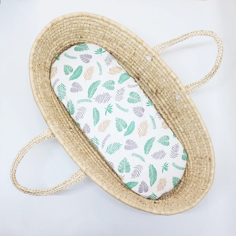 82x41 cm Katoenen Baby Ingericht Wieg Laken Zacht Ademend Pasgeboren Matrashoes 32x16 inch Aankleedkussen Cover voor Jongen Meisje