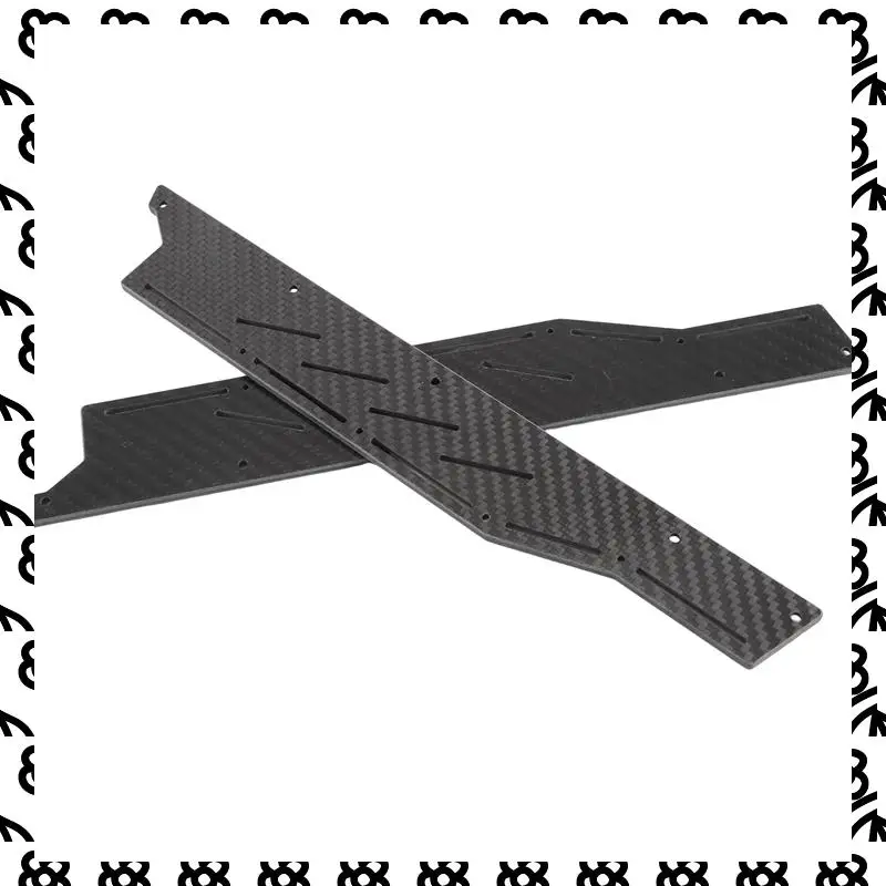 

A07I Carbon Fiber RC Car Side Plate Guard Foot Pedal Side Skirt Set For ARRMA F1 LIMITLESS 1/7 Spare Parts