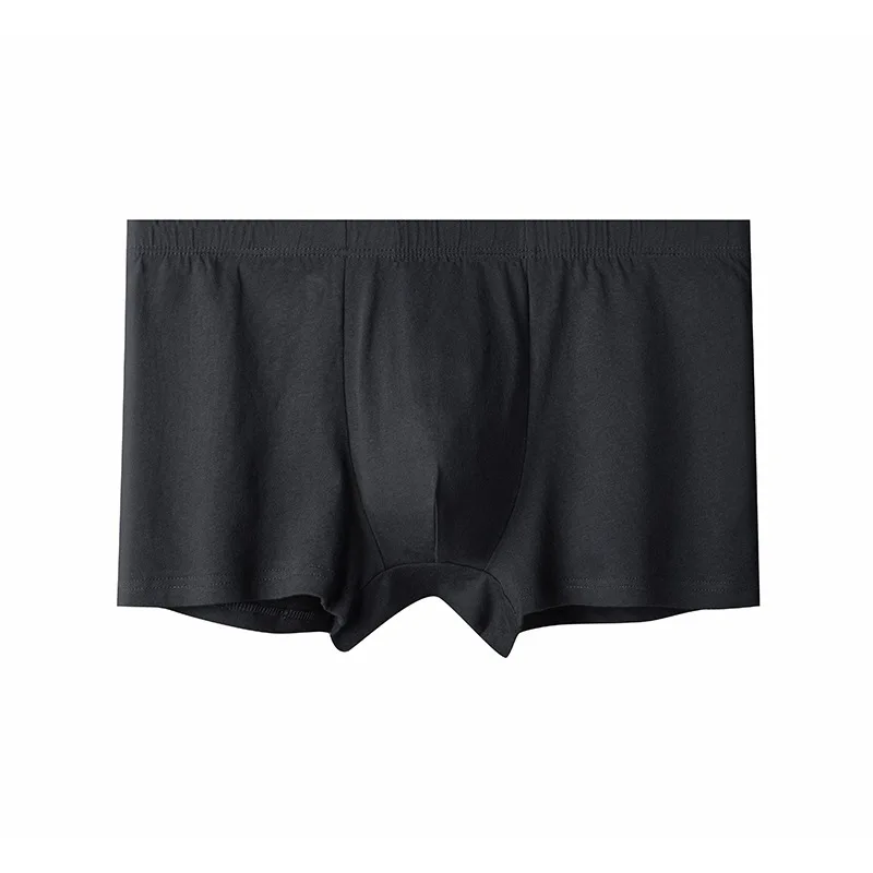 Men Dad Boxer Briefs Middle Aged Elderly Loose Large Size Mid Waist Cotton Shorts Pure Cotton Underwear Flat Angle Boxer Briefs