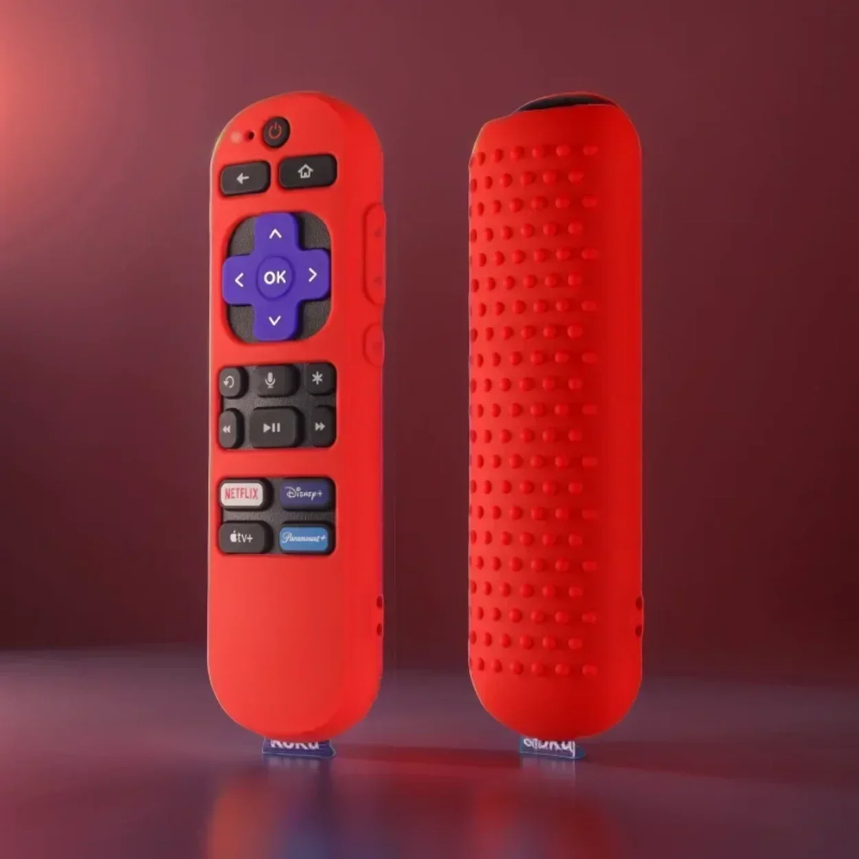 Funda de silicona Express 4K + para mando a distancia TCL Hisense ForRoku TV, funda protectora para mando a distancia de Smart TV