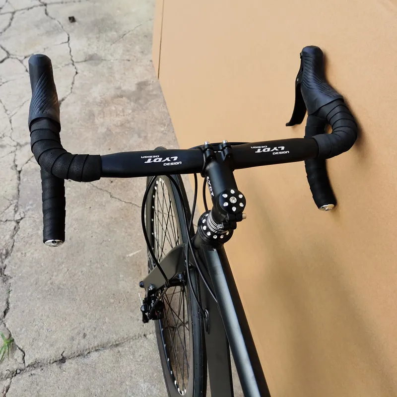 Double Disc Brake Bicycle Brake Transformer Integrated Road Bike Wind Breaking Double Oil Disc Brake Inner Routing Mountain Bike