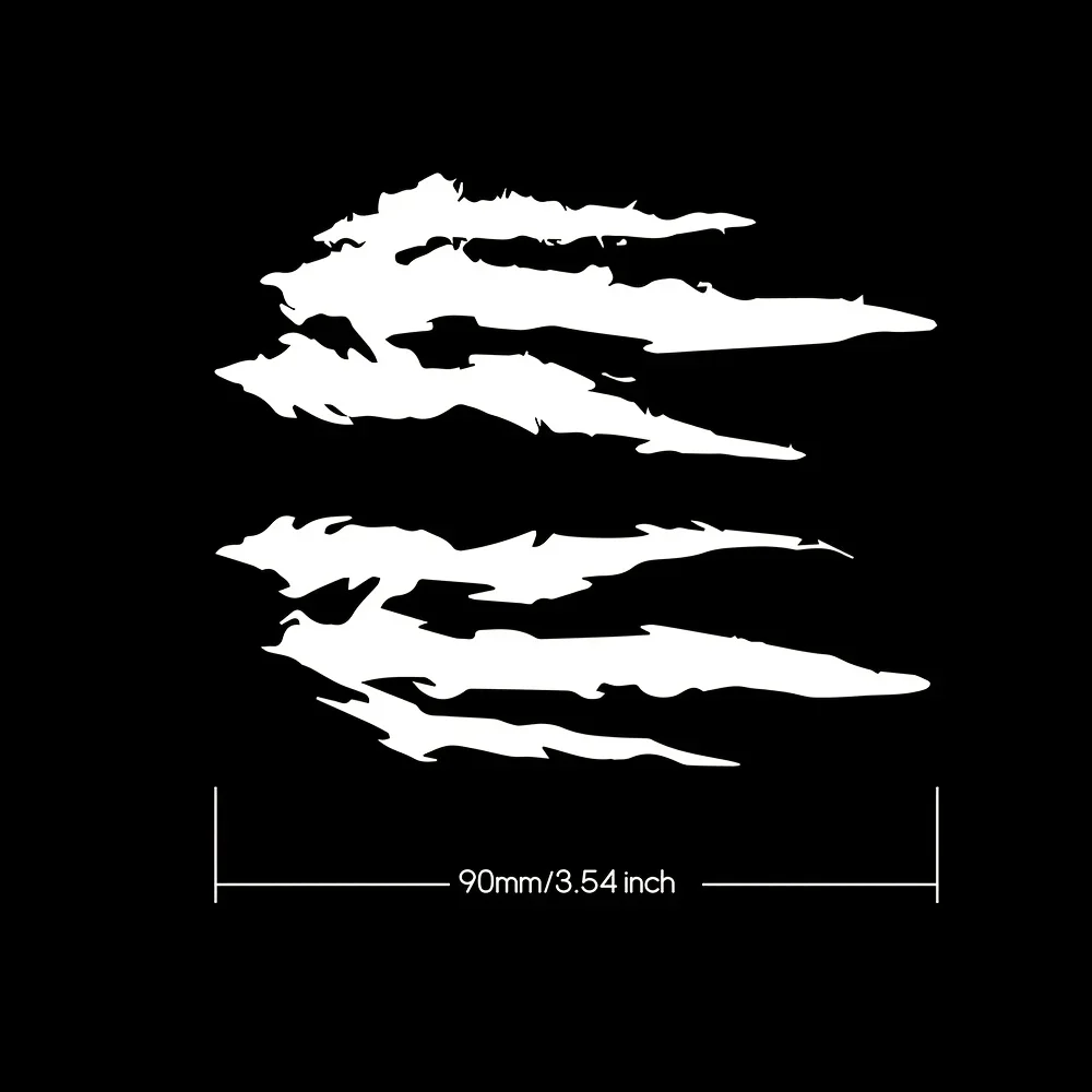 قطعتان من ملصقات الدراجات النارية المتوهجة في الظلام - مقاومة للماء لخزان وقود الدراجة النارية، خوذة - ديكور آمن لراكبي الدراجات النارية