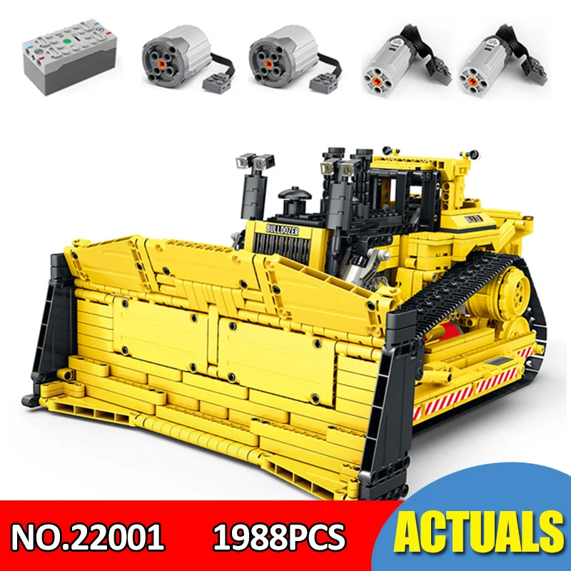 22001 Technical Car Excavator APP Remote Control Moter Power Bricks Building Blocks Engineering Truck Toys Kids Moc Sets Gift