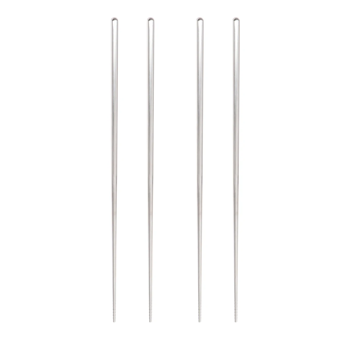 

2 Pair Anti-slip and Anti-scalding Chopsticks Long Stainless Steel for Cooking Hot Pot