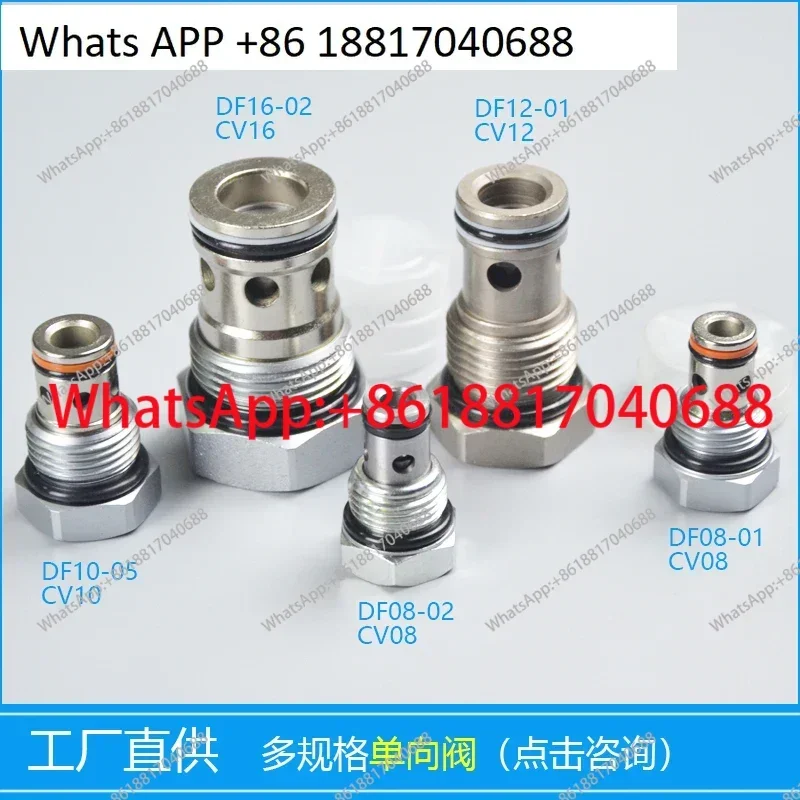 

Threaded Cartridge Cylinder DF/CV 08 10 12 16 Check Valve Hydraulic System Station