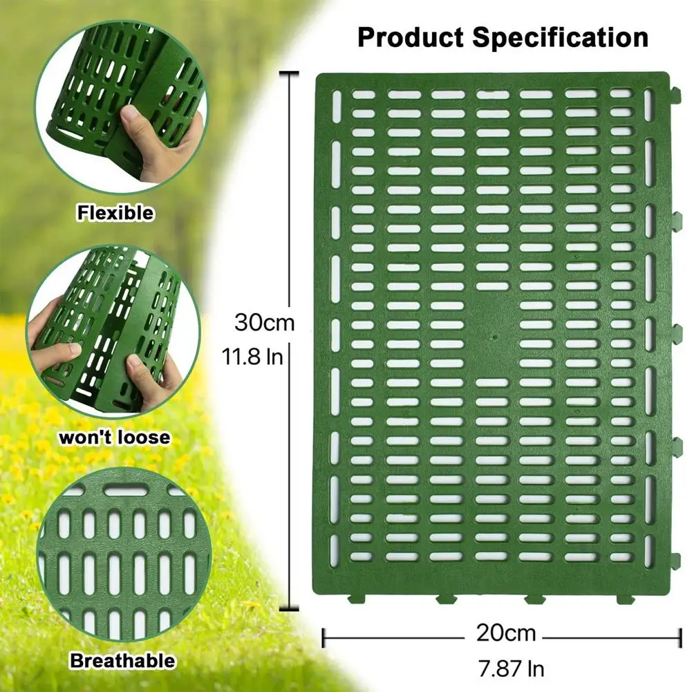 1Pcs Tree Trunk Protector Guard Adjustable Mesh Tree Bark Cover Plastic Sapling Protection Case for Garden Plants Yard Summer