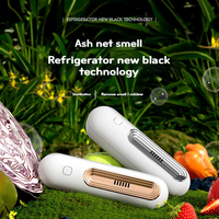 Refrigerator Deodorizer, Household Car Mounted Ozone Sterilizer, Powerful Sterilization and Disinfection Machine, Air Purifier