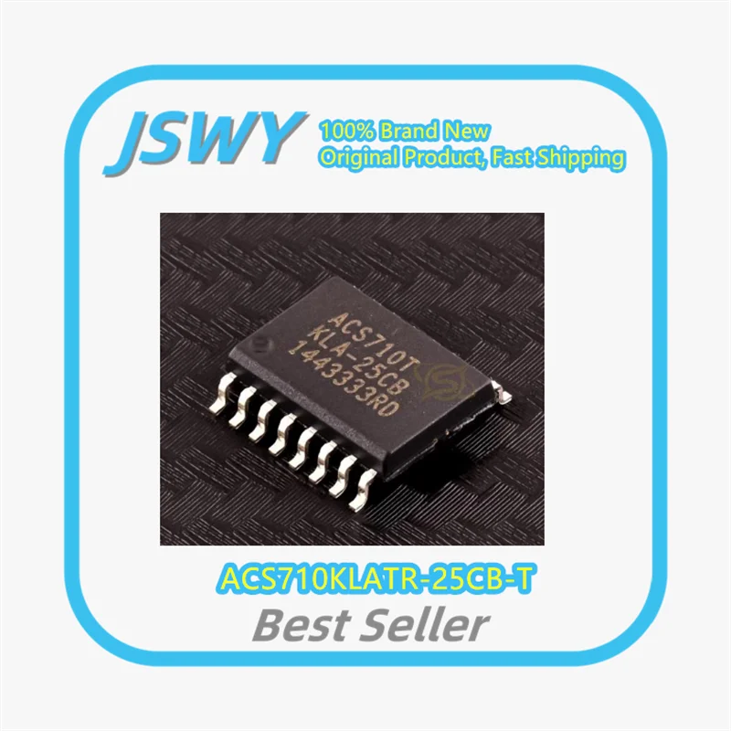 (3/30 Pieces) ACS710KLATR-25CB-T High Voltage Insulation Current Sensor IC Brand New Original SOP-16 Packaging
