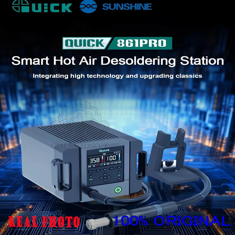 Sunshine QUICK 861PRO Stazioni dissaldanti ad aria calda intelligente per stazione di riparazione PCBA livello chip Ic della scheda madre del telefono cellulare