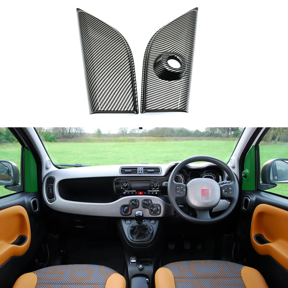 Interior triangular column decorative piece suitable for Fiat Panda