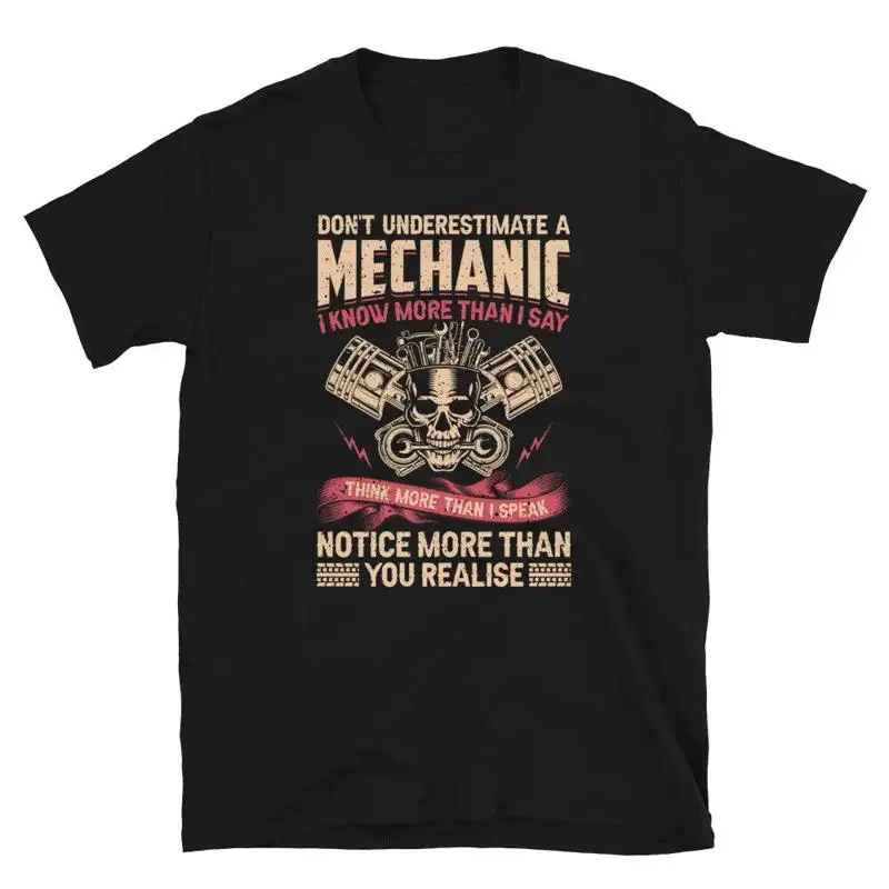 Chopper Cruiser Motorbike Mechanica Biker T-Shirt