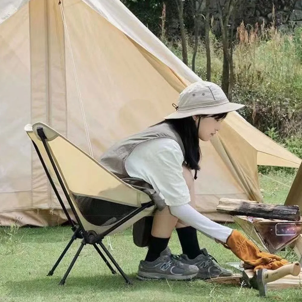 야외 접이식 의자, 여름 통기성 레저, 편안한 캠핑, 접이식 문 의자, 초경량 낚시 의자 