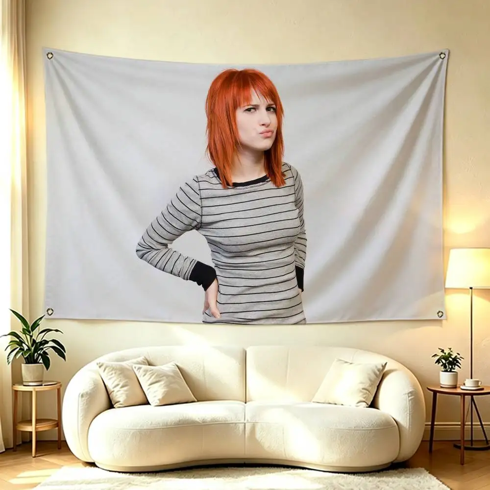 H-Hayley Williams  Flag Suitable For Party Club Outdoor Interior Wall Decoration Banner Fans Gift