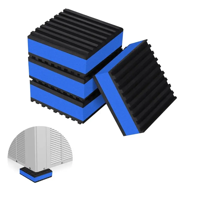 

Виброизоляционные подкладки A25I, 50x50 мм, 22 мм, из ЭВА, механические демпферы для устранения вибрации - 4 шт. для стиральных машин