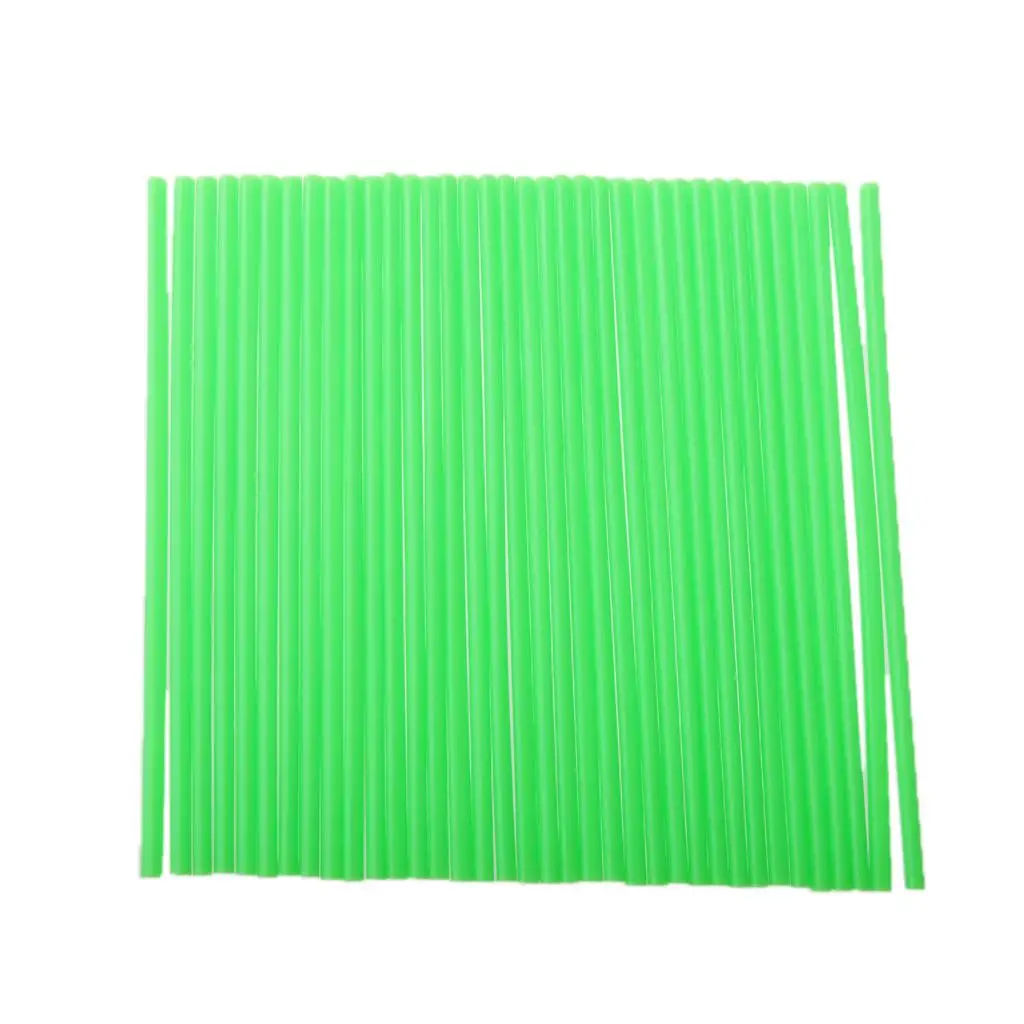 

36 Motorcycle Spoke Covers Coats universal for 1 inch Rims Bike , Green