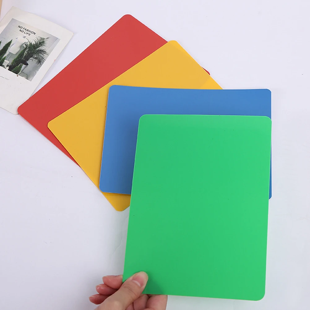 

10pcs A4 Writing Pads Desk Pad Clear Blotter Plastic Office Mats Table School Students Stationary Board Students Stationary