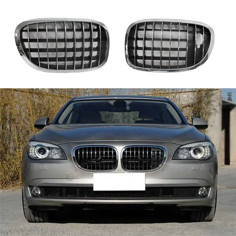 Griglia a rene per radiatore anteriore stabile per BMW Serie 7 F01 F02 F04 740I 750I 760I 2009-2012