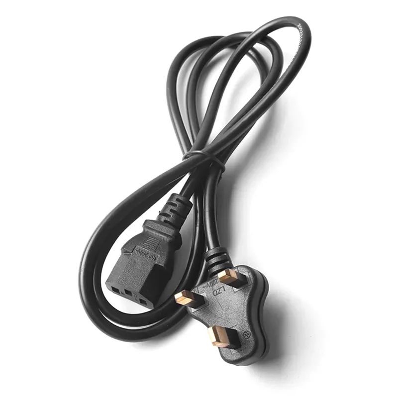 Netsnoer 3Pin AC Plug Podium Licht Zwart 3core 1.2M Power Connect Kabel DMX512 podium licht LED licht Event Show