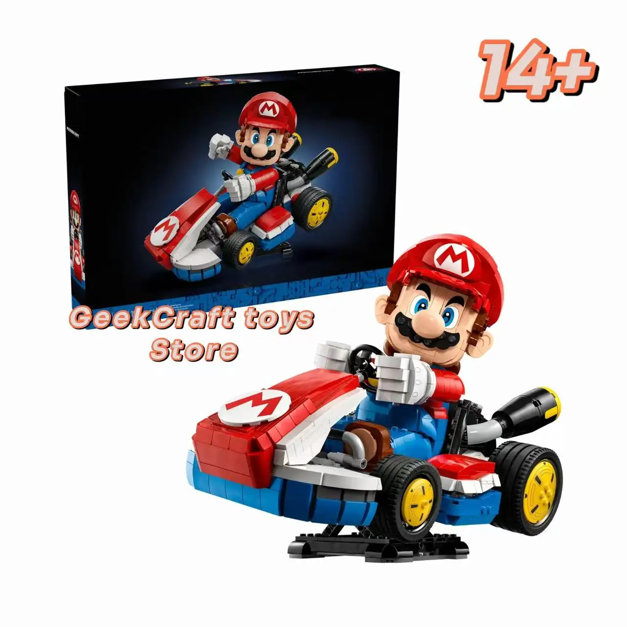 Disney DIY 72037 Set di assemblaggio Go-Kart Racing, serie creativa per la decorazione della casa, regalo di Natale e compleanno