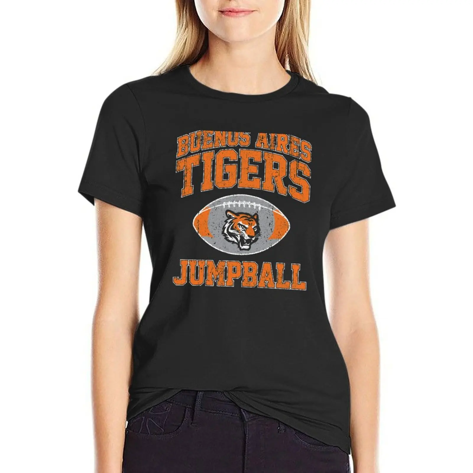 Buenos Aires Tigers Jump Ball (Variant) T-Shirt oversized cute clothes tees Female clothing Woman clothing